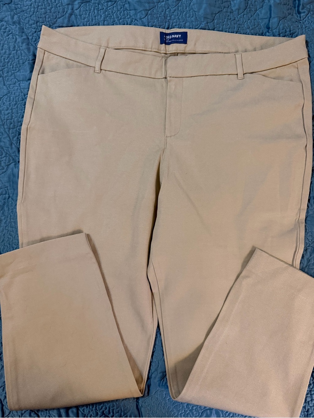 Old Navy Pixie Mid-Rise Pants in Beige